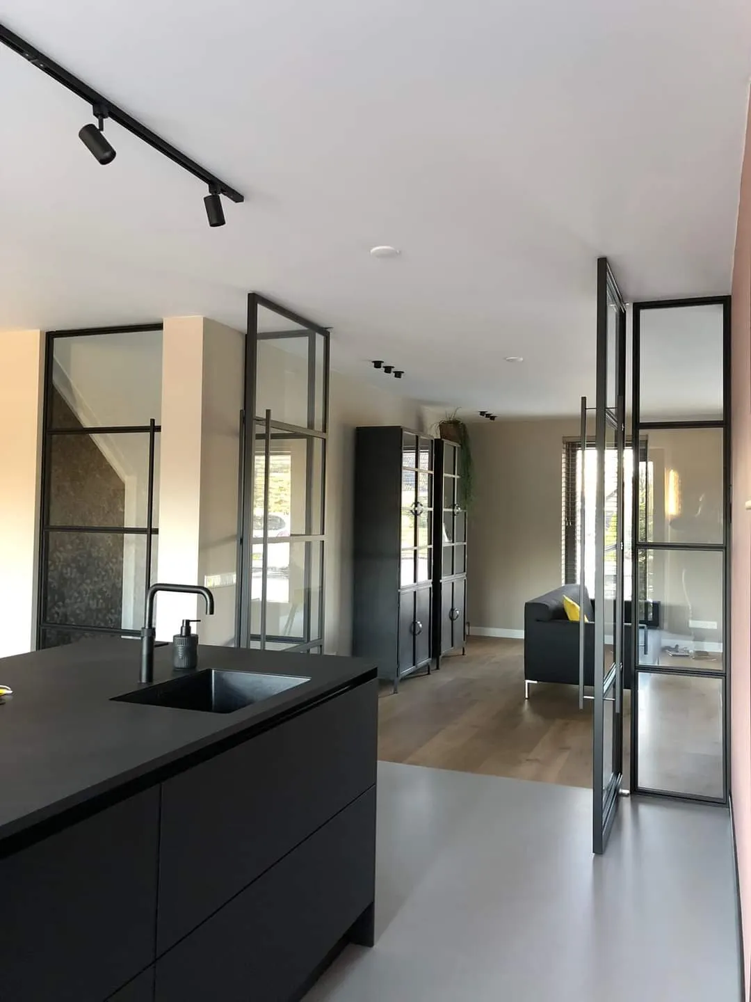 Glass door design