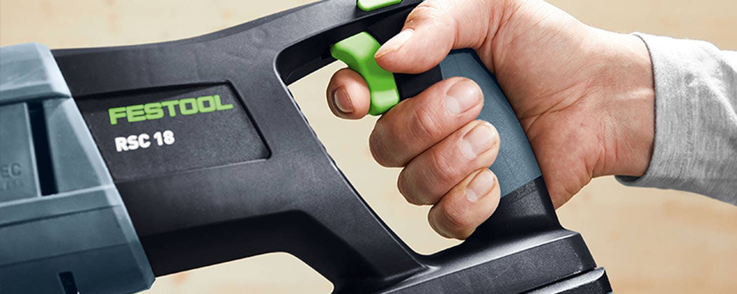 Festool RSC 18 cordless reciprocating saw: extremely strong, fast and safe