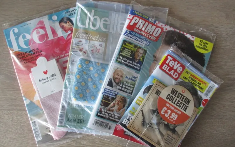 magazines ready for dispatch