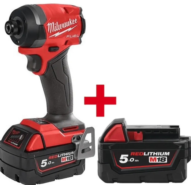 M18 FUEL 1/4" Hex impact driver with 2 batteries
