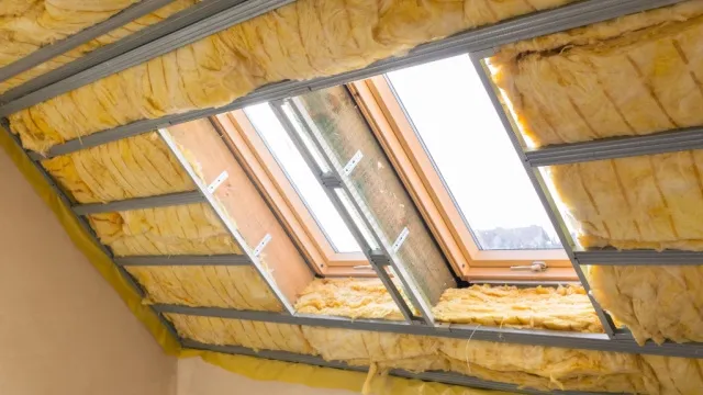 insulating the inside of a roof