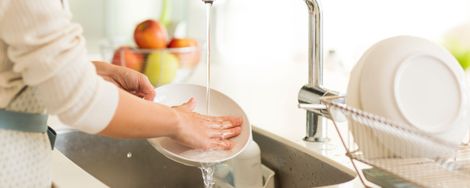 Saving water in the kitchen