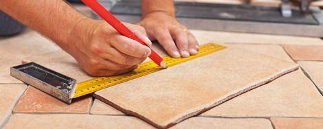 Cutting tiles