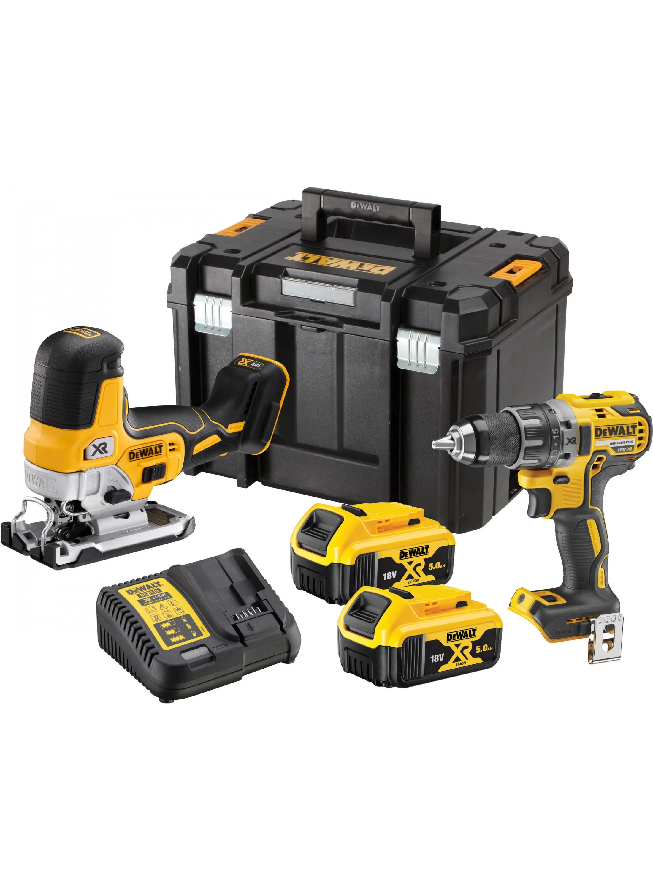 Dewalt cordless tool kit.