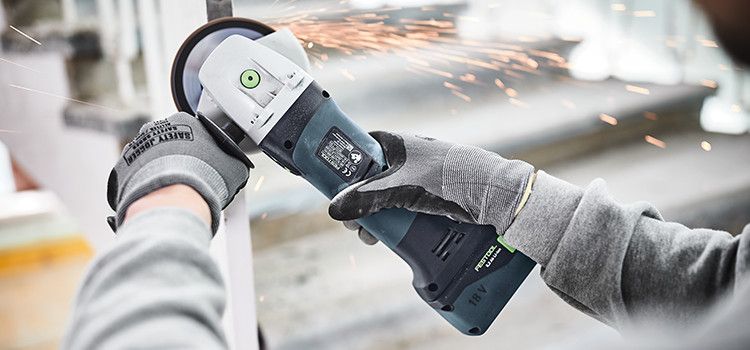 Festool AGC 18 haakse slijper: krachtig en ergonomisch