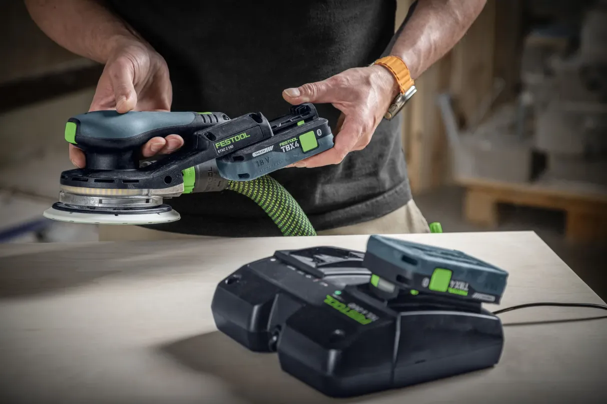 Picture of a Festool BP 18 TBX 4 C-ASI with charger