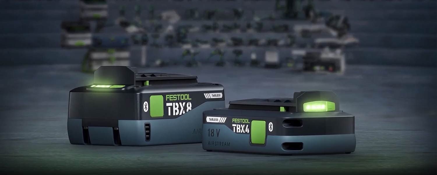 Why the new Festool tabless TBX technology makes old batteries obsolete
