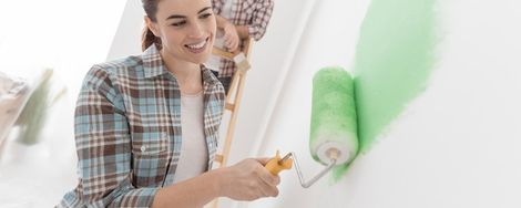Painting interior walls in 5 easy steps