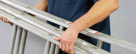 Veilig werken met een ladder
