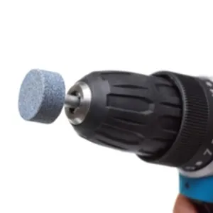 drill with sanding attachment