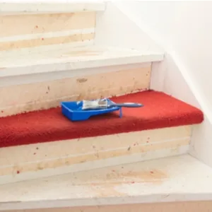 Remove carpet from stairs