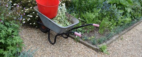 How to create a gravel path