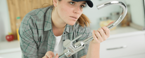 Installing a mixer tap