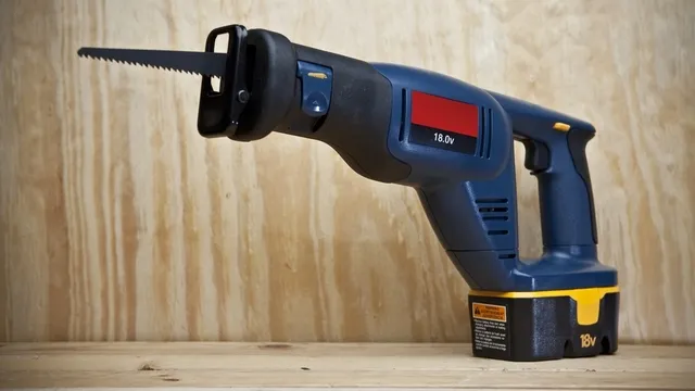 cordless reciprocating saw