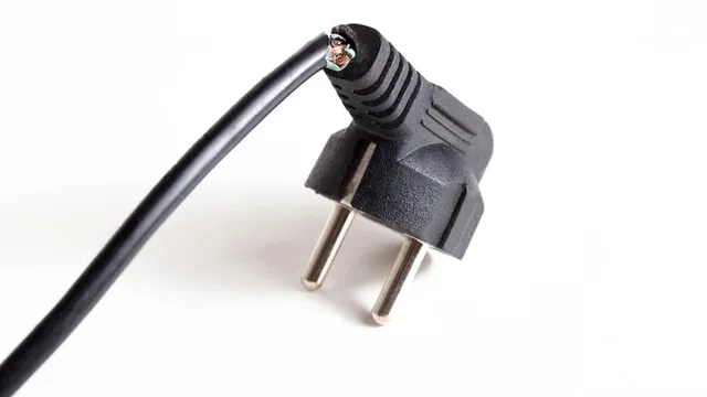 broken power cable