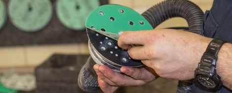 Maintaining a sander
