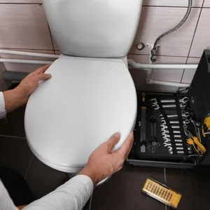 fixing toilet seat