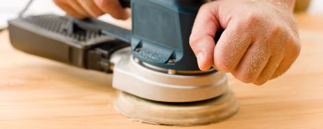 Sanding with a sander: tips per type