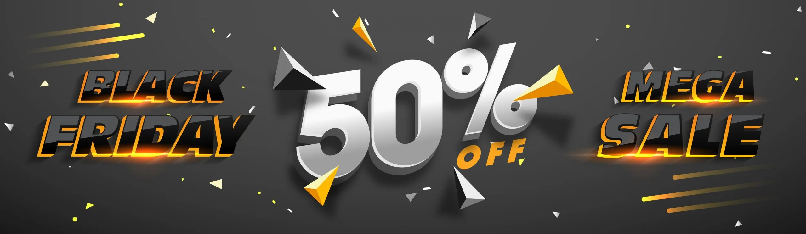 50% off Black Friday banner