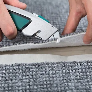 cutting carpet