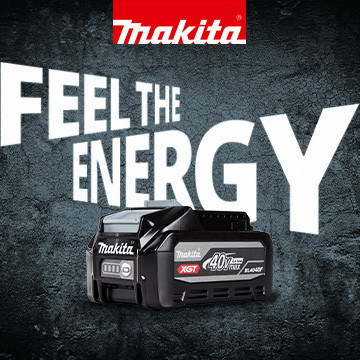 Makita free battery promotion - feel the energy