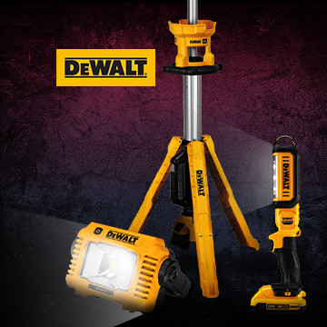 Action lampes dewalt 2026 - éclairez les travaux difficiles