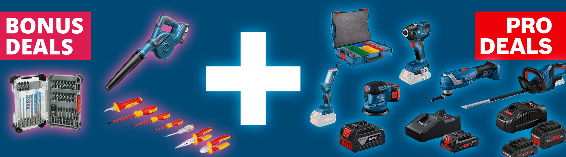 Bosch PRODEALS & KLIUM BONUS DEALS 2026 - Achetez Bosch Professional 18V et recevez un double cadeau !