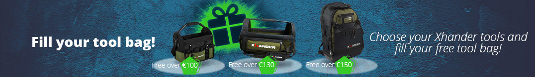 Fill your FREE XHANDER tool bag!
