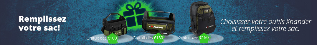 Remplissez votre sac à outils XHANDER GRATUIT !