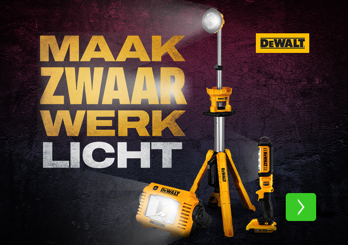 DeWALT Gratis Verlichting