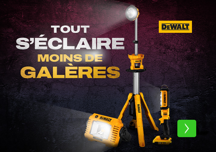 DeWALT Gratis Verlichting